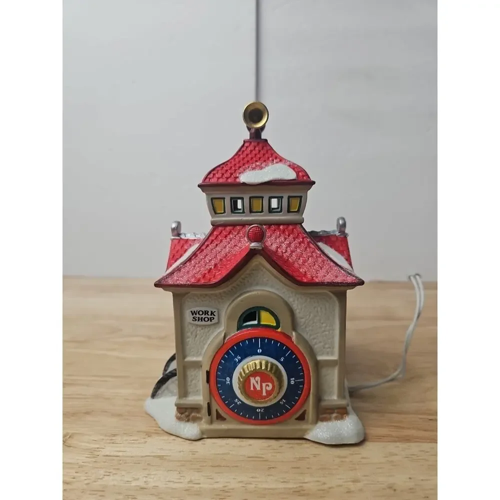 Dept 56 North Pole Bike Bicycle Shop Animated Wheel #4025281 Box & Cord Works - Picture 11 of 16